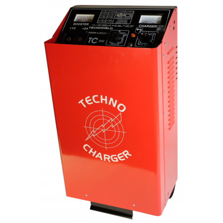 Chargeur démarreur de batterie 1380 Ah-12-24V Charge 120A auto poids lourds TEC800 sur roues Tecnoweld