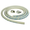 Kit connexion gaz complet pour réchauds gaz tuyau souple 1.50m + Embout tétine + Détendeur butane 28 mbars