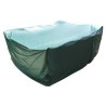 Housse salon de jardin pvc rectangulaire 250 x 200 x 90 cm avec oeillets couleur Verte