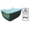 Housse salon de jardin pvc rectangulaire 250 x 200 x 90 cm avec oeillets couleur Verte