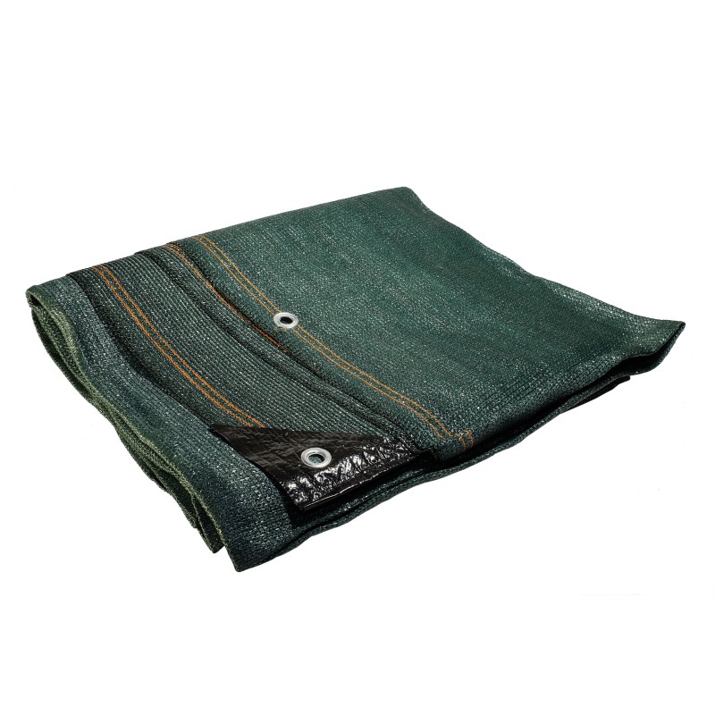Bâche brise vue 1x 5 m VERT Polyéthylène renforcé Occultant Jardin