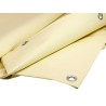 Bâche Pergola et tonnelle 4.10 x 3.10 m IVOIRE PVC Grammage  640 g/m2 Haute Protection UV