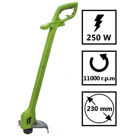 Coupe bordures 250W Coupe 23cm Réglage automatique du fil ITOOLS