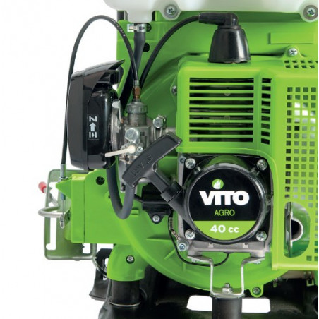 Pulvérisateur Atomiseur Thermique Moteur 2T 40CM3  Cuve 14L  Portée 12m Max Sangle ajustable VITO