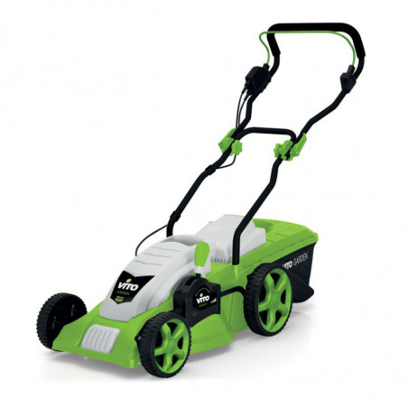 Tondeuse electrique 1800W Moteur induction coupe 42 cm + Coupe bordure 250W Tête Automatique Pack VITO