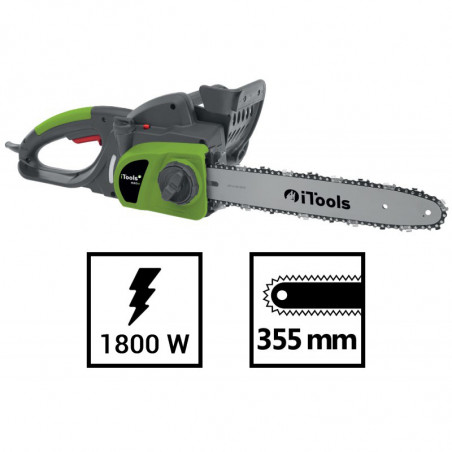 Tronçonneuse Electrique 1800W lame 355mm  Guide 35mm ITOOLS