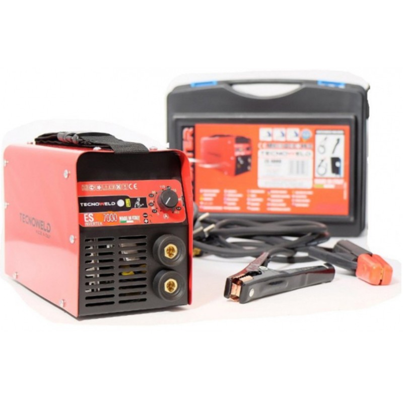 Poste a souder 180 ampères inverter MMA Acier Inox Fonte 1.6 à 5 mm malette TECNOWELD