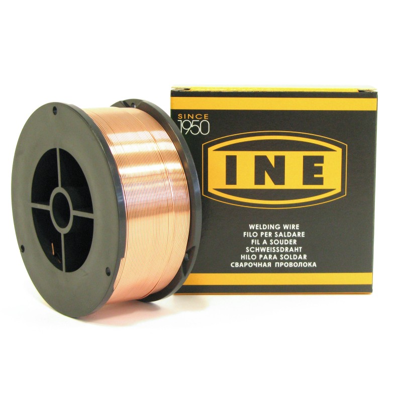 Fil acier SG2 0.6mm 700g Soudage MIG-MAG Bobine de fil diamètre 100mm INE