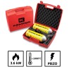 Kit Chalumeau à Gaz 2 Bouteilles Propane KEMAP PRO 750ml 2400°C, Soudobrasage, Plomberie, Mallette de Transport KEMPER