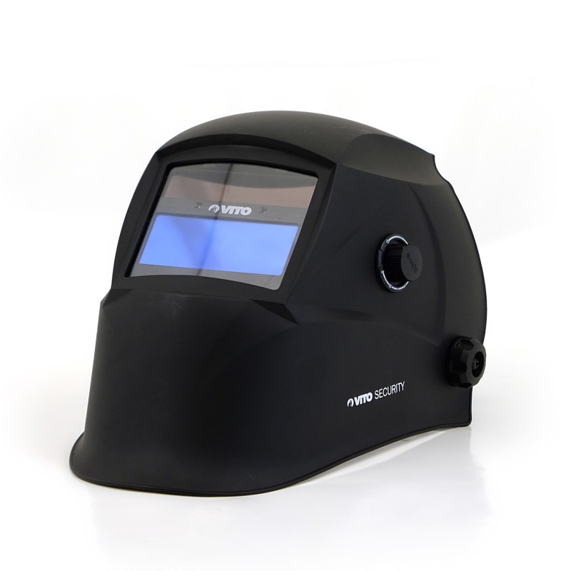 Cagoule de soudure LCD Masque de soudure Automatique  teinte variable 9 à 13 - alimentation solaire VITO