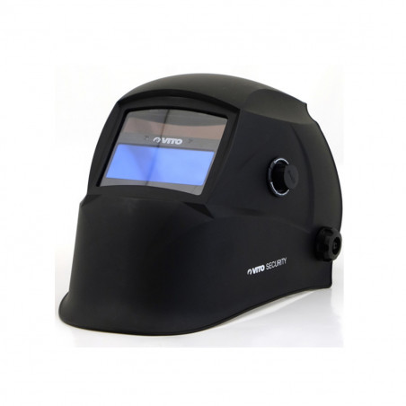 Cagoule de soudure LCD Masque de soudure Automatique  teinte variable 9 à 13 - alimentation solaire VITO