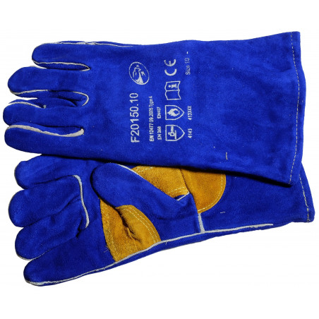 Gants anti chaleur Soudage et Atelier Croute de bovin taille 10