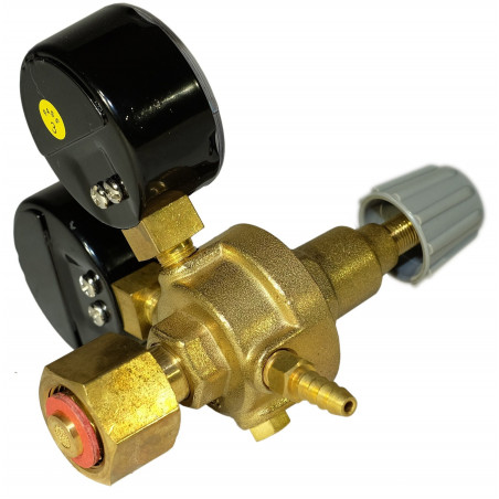 Réducteur de pression avec Manomètre pour gaz Argon /co2 Inerte Soudage MIG/MAG TECNOWELD