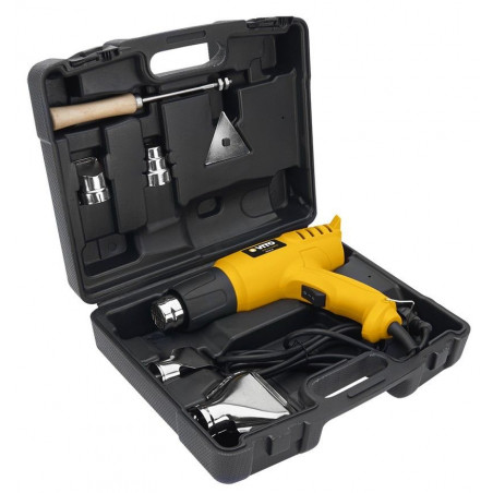 Décapeur thermique 2000W 450° et 600° C Mallette 5 accessoires VITO