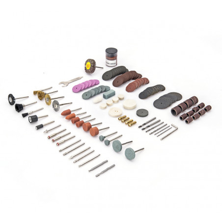 Outil Micro Précision 218 accessoires + Rallonge Souple 135W Polyvalent 6 vitesses de travail VITO