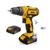 Perceuse sans fil 14,4 V 2 Batteries lithium 2.0Ah Chargeur rapide LED et indicateur de charge VITO