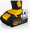 Perceuse sans fil 14,4 V 2 Batteries lithium 2.0Ah Chargeur rapide LED et indicateur de charge VITO