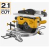 Scie circulaire Combinée 1200W Double coupe 2 Positions Découpe 45/45° Lame disque 210 mm Alesage 30mm VITO