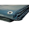 Bâche de jardin 5 x 8 m Bleue et verte Polyéthylène 150g/m²