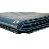 Bâche de jardin 5 x 8 m Bleue et verte Polyéthylène 150g/m²