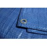 Bâche de jardin 4 x 5 m  Bleue polyéthylène 80g/m²