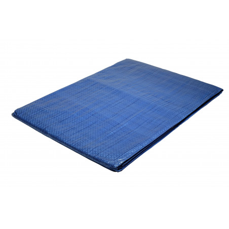 Bâche de jardin 4 x 5 m  Bleue polyéthylène 80g/m²