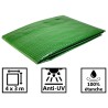 Bâche de jardin 4 X 3 m Armée VERTE en polyéthylène 170g/m²