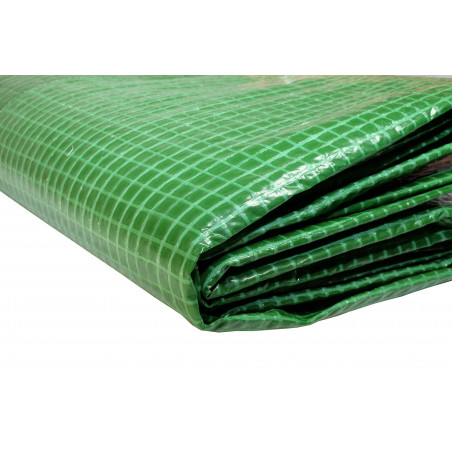 Bâche de jardin 4 X 3 m Armée VERTE en polyéthylène 170g/m²