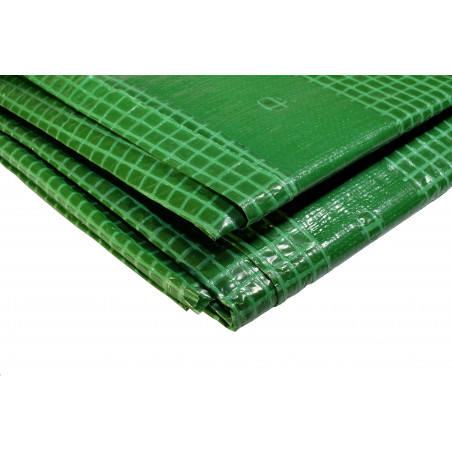 Bâche de jardin 4 X 3 m Armée VERTE en polyéthylène 170g/m²