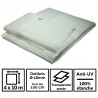 Bâche de jardin 4 x 10 m Armée transparente en polyéthylène 170g/m²