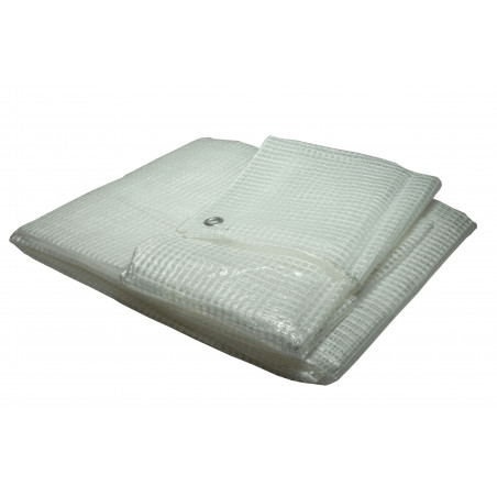 Bâche de jardin 4 x 6 m Armée transparente en polyéthylène 170g/m²