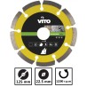Disque Diamant laser 125mm Alesage 22.5mm Universel Pierre Marbre Granit VITO