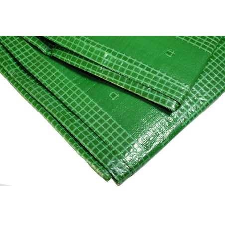 Bâche plastique 4 x 3 m Armée Verte polyéthylène 170g/m²