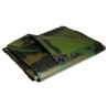 Bâche camouflage militaire 3,6x5 m Verte et noire en polyéthylène 150 gr/m2