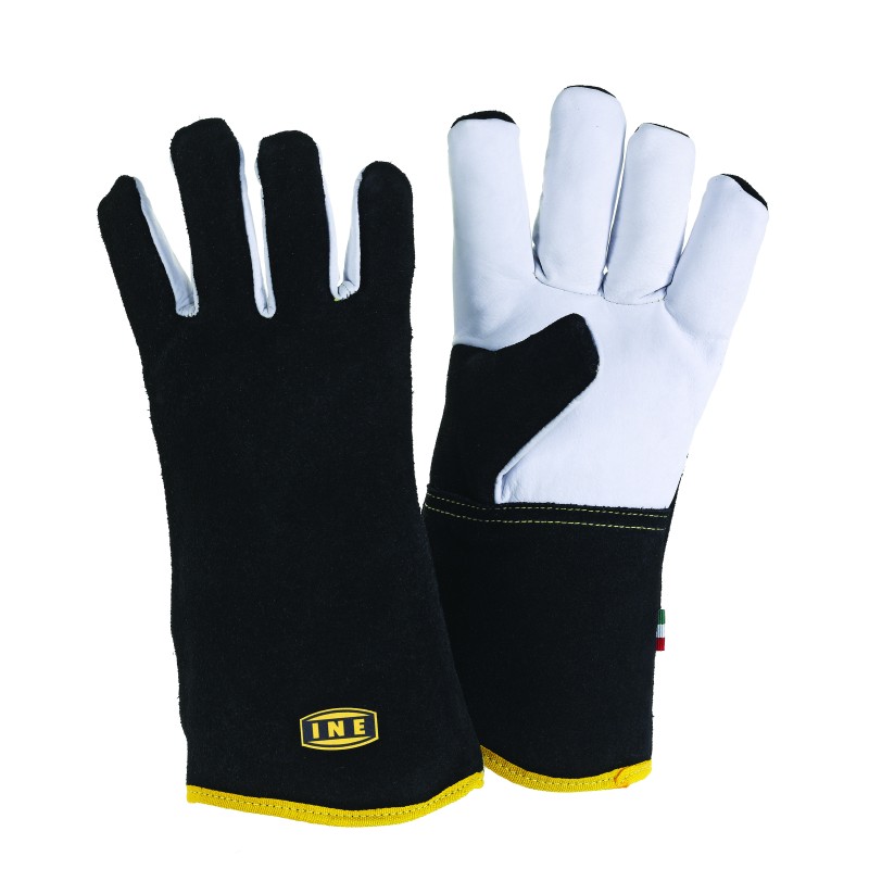 Gant anti chaleur Cuir Pleine fleur souple Paume cuir INE