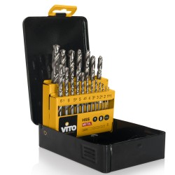 Coffret de 19 Forets Acier...