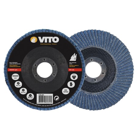 Disque à lamelle Diamètre 115 mm Alésage 22,5 mm- G100 zirconium VITO