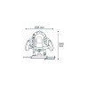 Défonceuse Bois massifs Contreplaqués 1200W Epaisseur 6- 8 mm VITO