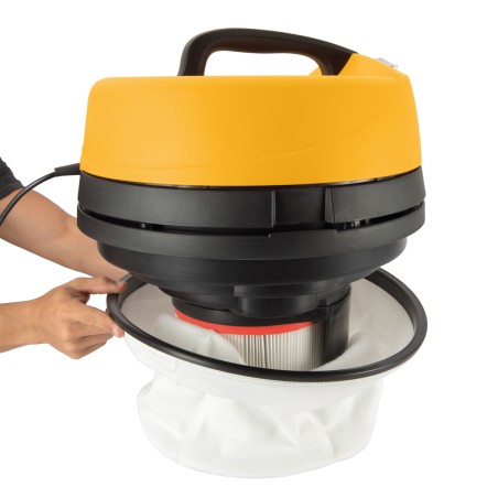 Aspirateur eau et poussières 2400W Cuve 75 litres Inox Nettoyage professionnel VITO