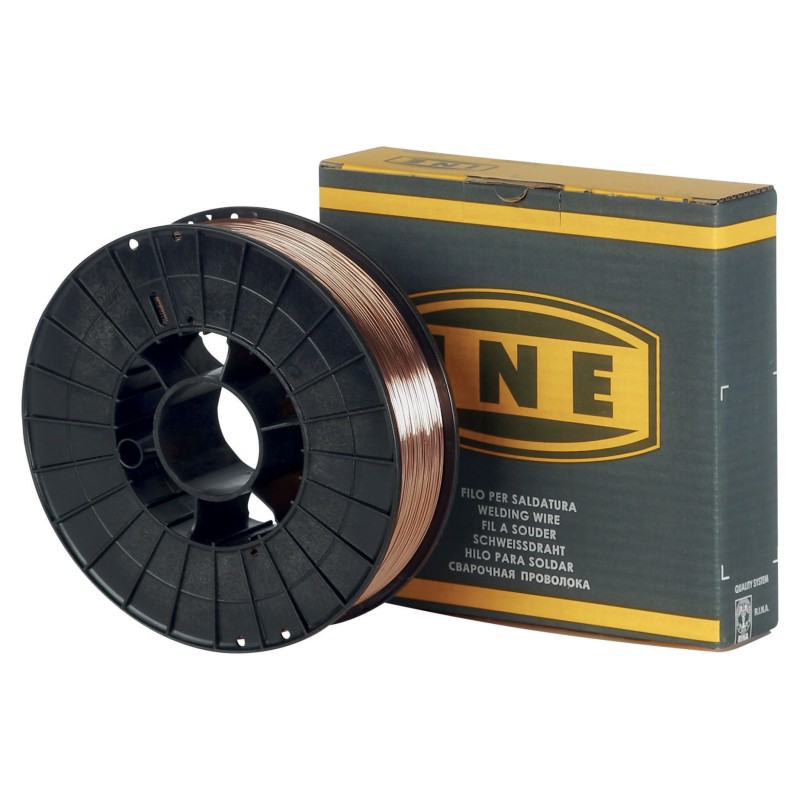 Fil acier SG2 0.8mm 5kg Soudage MIG-MAG Bobine diamètre 200mm INE