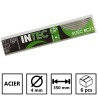 Electrodes de soudure Acier 4 x 350mm Lot de 6 Baguettes enrobées Soudure toutes positions INE