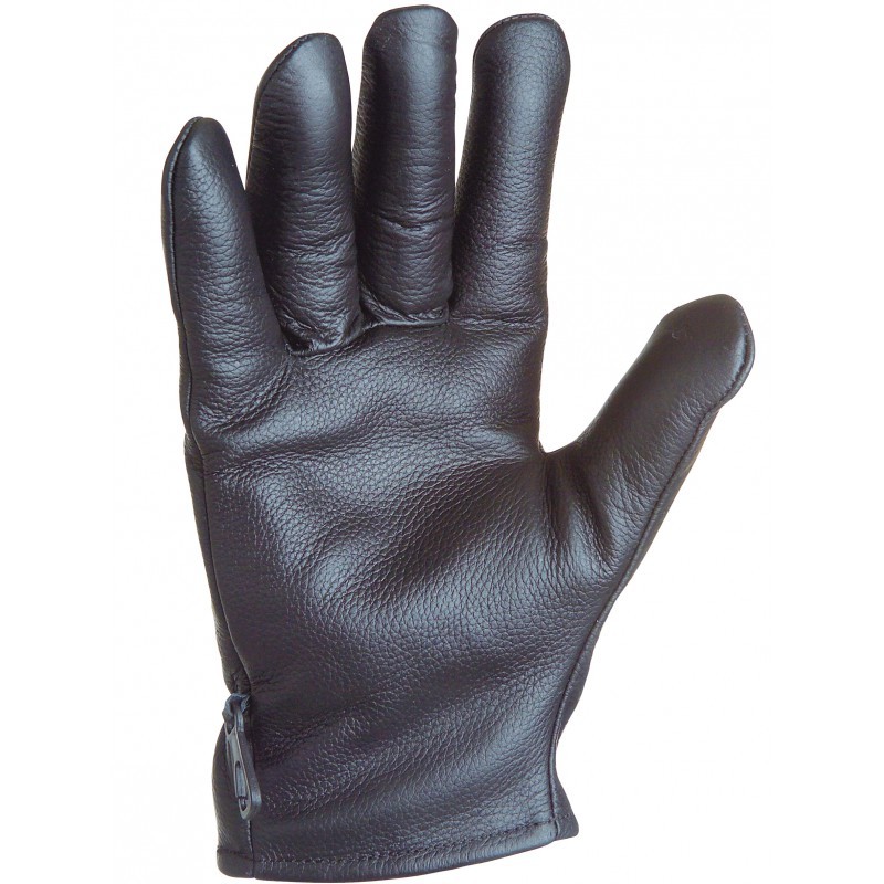 Gantt cuir hydrofuge SINGER fleur de bovin noire entierement double thinsulate taille 9