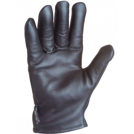 Gantt cuir hydrofuge SINGER fleur de bovin noire entierement double thinsulate taille 9
