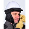 Bonnet anti froid SINGER pour casque de chantier interieur polyester polaire noir attache reglable