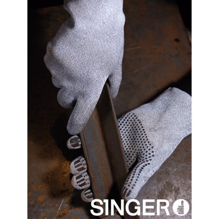 Gant multirisque T.10 nitrile gris Singer