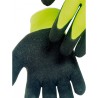 Gant Manutention Enduit Latex SINGER Jaune fluo Taille 9 Support Polyamide poignet élastique Sans Couture