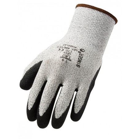 Gant Anti Coupure SINGER Tricot enduit latex latex taille 10 protection niveau 5 dos aere