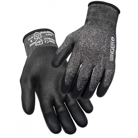 Gant de protection anti coupure anti froid SINGER taille 9 support tricote enduit nitrile fibres haute tenacite