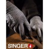 Gant Anti coupure Anti Froid SINGER taille 9 support tricote enduit nitrile fibres haute tenacite