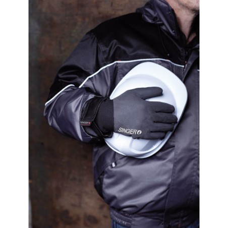 Gant de protection anti froid T.11 polyamide gris Singer